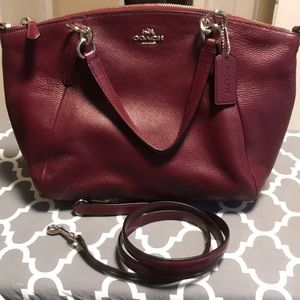 Coach Kelsey Small Satchel in Crimson